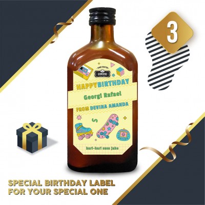 Birthday Edition Kopi Hari-Hari Original, Black Sweet, Milk Tea